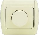 ABB Zirve 501-000303-112 Светорегулятор поворотный (800 Вт, в сборе, с/у, кремовый)
