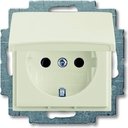 ABB Zirve 501-010303-243 Розетка (10 А, в сборе, шторки, с/у, з/к, кремовый)