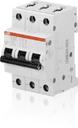 ABB S200 2CDS273061R0337 Автоматический выключатель трехполюсный 4А (10 кА, K)