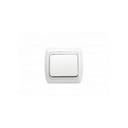 ABB Zirve 501-010202-210 Выключатель одноклавишный (10 А, в сборе, проходная, подсветка, с/у, белый)