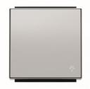 ABB Sky Niessen 2CLA850420A1301 Клавиша одиночная ("свет", серебристый алюминий)