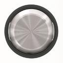 ABB Sky Moon 2CLA860100A1501 Клавиша одиночная (хром/черное стекло)