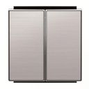 ABB Sky Niessen 2CLA851100A1401 Клавиша двойная (нержавеющая сталь)