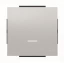 ABB Sky Niessen 2CLA856010A1301 Накладка светорегулятора нажимного (подсветка, серебро)