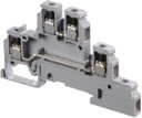 ABB 1SNA110442R2500 Клемма D4/6.LL винт для щитов 4мм.кв., 2 уровня: 2 проходных цепи