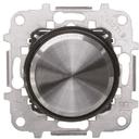 ABB Sky Moon 2CLA866020A1501 Светорегулятор поворотный (2-100 Вт, под рамку, с/у, хром/черное стекло)