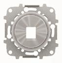 ABB Sky Moon 2CLA861810A1401 Крышка розетки телефонной/компьютерной (RJ12/RJ45, хром)