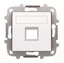 ABB Sky Niessen 2CLA851810A1101 Крышка с суппортом розетки компьютерной/телефонной (RJ45/RJ12, белая)