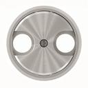 ABB Sky Moon 2CLA865000A1401 Накладка телевизионной розетки (TV+R/SAT, хром)