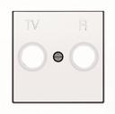 ABB Sky Niessen 2CLA855000A1101 Крышка розетки телевизионной (TV+R, белая)