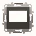 ABB Sky Niessen 2CLA856800A1501 Накладка с суппортом для цифрового FM-радио (черная)