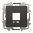 ABB Sky Niessen 2CLA858500A1501 Крышка розетки USB (2хUSB, черная)