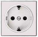ABB Sky Niessen 2CLA858800A1101 Накладка розетки SCHUKO (2P+E, белая)