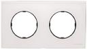 ABB Sky Moon 2CLA867200A3001 Рамка 2-постовая (стекло белое)