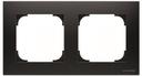ABB Sky 2CLA857200A1501 Рамка 2-постовая (чёрный бархат)