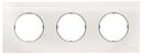 ABB Sky Moon 2CLA867300A3001 Рамка 3-постовая (стекло белое)