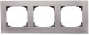 ABB Sky 2CLA857300A1301 Рамка 3-постовая (серебристый алюминий)