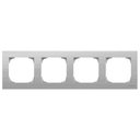 ABB Sky 2CLA857400A1401 Рамка 4-постовая (нержавеющая сталь)