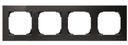 ABB Sky 2CLA857400A3101 Рамка 4-постовая (стекло чёрное)