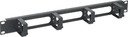 IEK CO05-1M4RM ITK Кабельный органайзер 19" 1U 4 кольца, черный