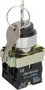 IEK BSW80-BG-2-K02 LAY5-BG45 переключатель на 2 положения с ключом без фиксации