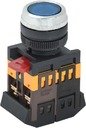 IEK BBT30-ABLFS-K07 Кнопка ABLFS-22 синий d22мм неон/240В 1з+1р