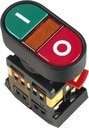 IEK BBD10-APBB-K51 Кнопка APBB-22N "I-O" d22мм неон/240В 1з+1р