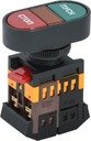 IEK BBD11-APBB-K51 Кнопка APВВ-22N "Пуск-Стоп" d22мм неон/240В 1з+1р