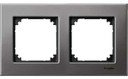 Schneider Electric Merten M-Elegance MTN403214 Рамка 2-постовая (универсальная, серый родий)