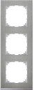 Schneider Electric Merten M-Pure Decor MTN4030-3646 Рамка 3-постовая (универсальная, сталь/алюминий)