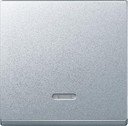 Schneider Electric System M MTN431060 Клавиша одиночная с линзой (индикация, алюминий)