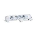 Legrand 694627 "Комфорт" Сетевой фильтр 4-местный 3 м (с/з, 16 А, 3500 Вт, фиксируемый поворотный блок)