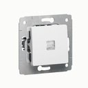 Legrand Cariva 695933 Переключатель одноклавишный (10 А, подсветка, под рамку, с/у, белый)