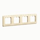 Legrand Cariva 695991 Рамка 4-постовая (универсальная, кремовый)