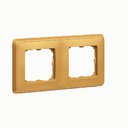 Legrand Cariva 695973 Рамка 2-постовая (универсальная, золото)