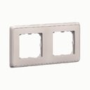 Legrand Cariva 695975 Рамка 2-постовая (универсальная, песочный)