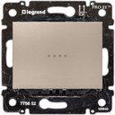 Legrand Valena 696862 Выключатель 2-клавишный (10 А, под рамку, с/у, титан)