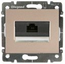 Legrand DIY Galea Life 696870 Розетка компьютерная (RJ45, UTP, cat 5, под рамку, скрытая установка, титан)