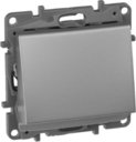 Legrand Etika 672493 Выключатель 1-клавишный (2 А, под рамку, с/у, с подсветкой, алюминий)