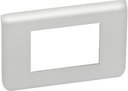 Legrand Mosaic 079303 Рамка 3-модульная (горизонтальная, алюминий)