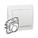 Legrand Galea Life 775815 Терморегулятор поворотный +5…+30°С (5 А, 230 В, под рамку, с/у, белый)