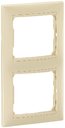 Legrand Valena 695635 Рамка 2-постовая (горизонтальная, слоновая кость)