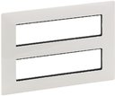 Legrand Mosaic 752146 Рамка 8-модульная (универсальная, белый)