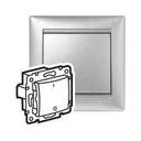 Legrand Valena 770103 Выключатель 1-клавишный (10 А, под рамку, с/у, алюминий)