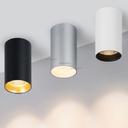 Arlight 022954 SP-POLO-R85-1-15W Day White 40deg (Black, White Ring) накладной светильник