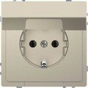 Schneider Electric Merten D-Life MTN2310-6033 Розетка с заземляющим контактом (16 А, под рамку, крышка, шторки, скрытая установка, сахара)