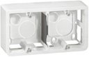 Legrand Mosaic 080285 Коробка монтажная 2-постовая (горизонтальная, белый)