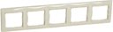 Legrand Valena 696743 Рамка 5-постовая (горизонтальная, слоновая кость)