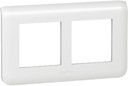 Legrand Mosaic 078864 Рамка 2-постовая (горизонтальная, белый)