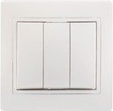 IEK EVK30-K33-10-DM ВС10-3-0-ККм Выключатель 3кл 10А КВАРТА (кремовый)